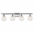 thumbnail image 1 of Innovations Lighting - White Mouchette - 4 Light Bath Vanity In Modern Style-9, 1 of 2