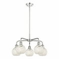 thumbnail image 1 of Innovations Lighting - White Mouchette - 5 Light Stem Hung Chandelier In Modern, 1 of 7