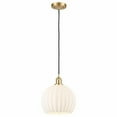 thumbnail image 1 of Innovations Lighting - White Venetian - 1 Light Cord Hung Mini Pendant In Modern, 1 of 7