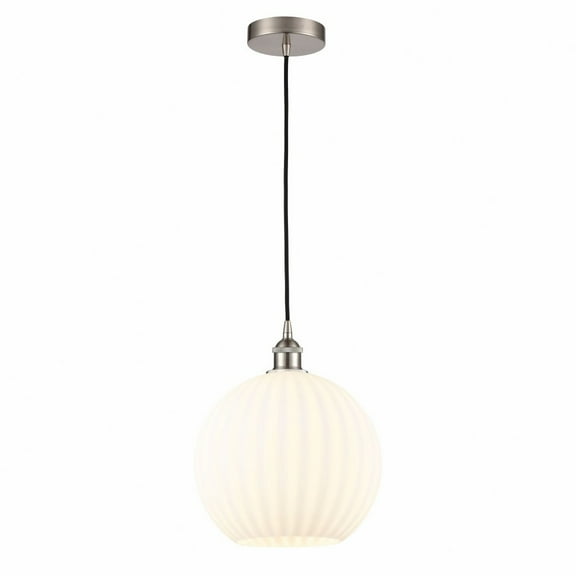 Innovations Lighting - White Venetian - 1 Light Cord Hung Pendant In Modern
