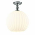 thumbnail image 1 of Innovations Lighting - White Venetian - 1 Light Semi-Flush Mount In Modern, 1 of 1