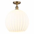 thumbnail image 1 of Innovations Lighting - White Venetian - 1 Light Semi-Flush Mount In Modern, 1 of 1