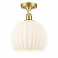 thumbnail image 1 of Innovations Lighting - White Venetian - 1 Light Semi-Flush Mount In Modern, 1 of 1