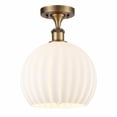 thumbnail image 1 of Innovations Lighting - White Venetian - 1 Light Semi-Flush Mount In Modern, 1 of 1