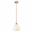 thumbnail image 1 of Innovations Lighting - White Venetian - 1 Light Stem Hung Mini Pendant In Modern, 1 of 7