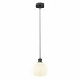 thumbnail image 1 of Innovations Lighting - White Venetian - 1 Light Stem Hung Mini Pendant In Modern, 1 of 7
