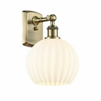 Innovations Lighting - White Venetian - 1 Light Wall Sconce In Modern Style-11