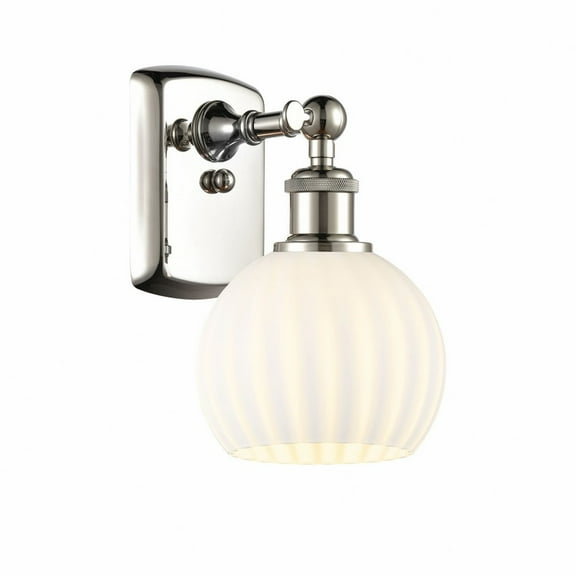 Innovations Lighting - White Venetian - 1 Light Wall Sconce In Modern Style-9