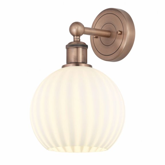 Innovations Lighting - White Venetian - 1 Light Wall Sconce In Modern