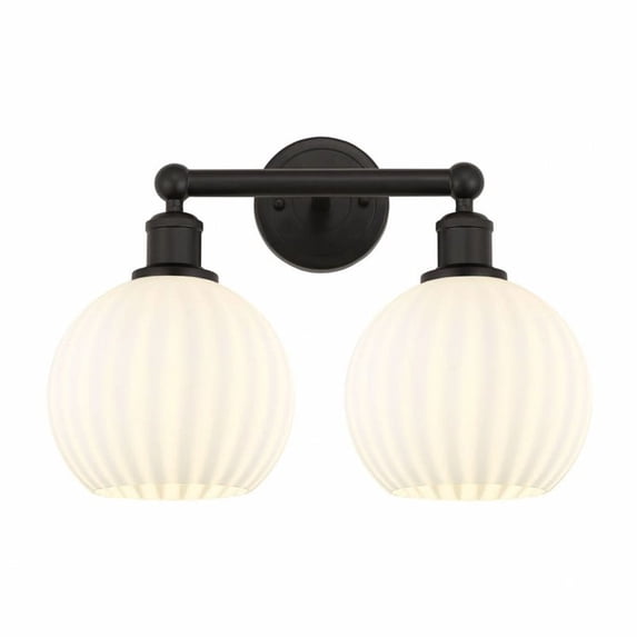 Innovations Lighting - White Venetian - 2 Light Bath Vanity In Modern
