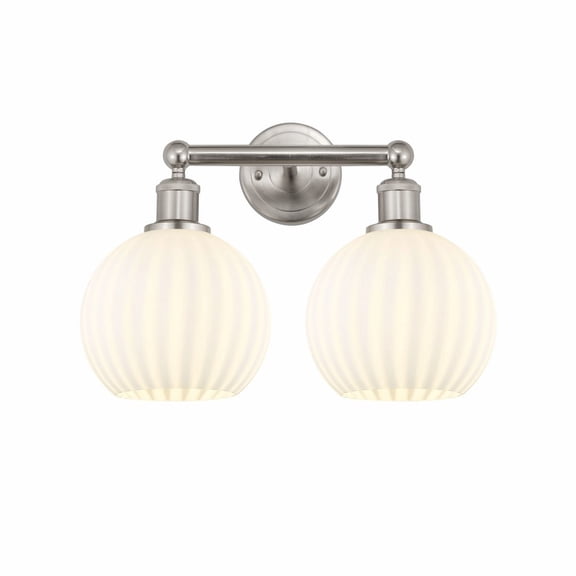 Innovations Lighting - White Venetian - 2 Light Bath Vanity In Modern