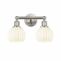 Innovations Lighting - White Venetian - 2 Light Bath Vanity In Modern