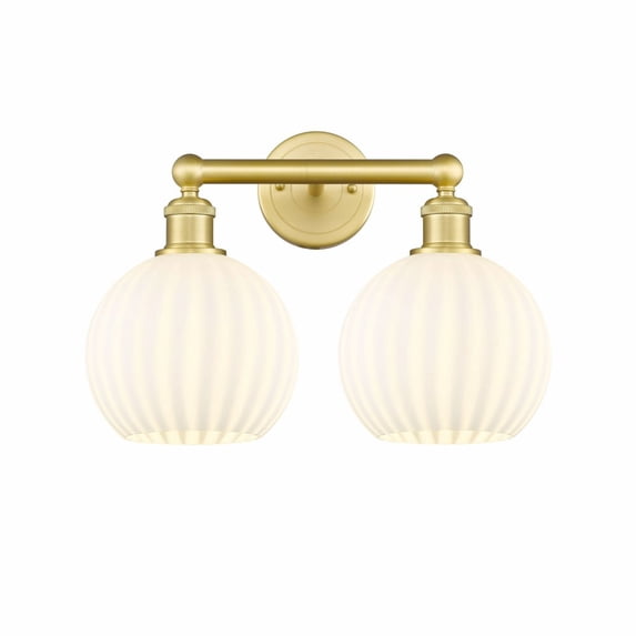 Innovations Lighting - White Venetian - 2 Light Bath Vanity In Modern