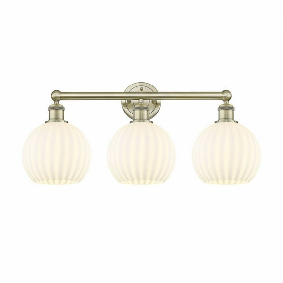 Innovations Lighting - White Venetian - 3 Light Bath Vanity In Modern