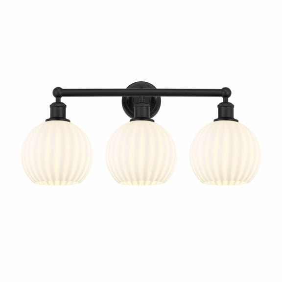 Innovations Lighting - White Venetian - 3 Light Bath Vanity In Modern