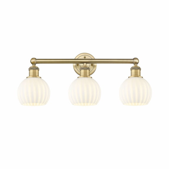 Innovations Lighting - White Venetian - 3 Light Bath Vanity In Modern