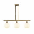 thumbnail image 1 of Innovations Lighting - White Venetian - 3 Light Stem Hung Island In Modern, 1 of 7