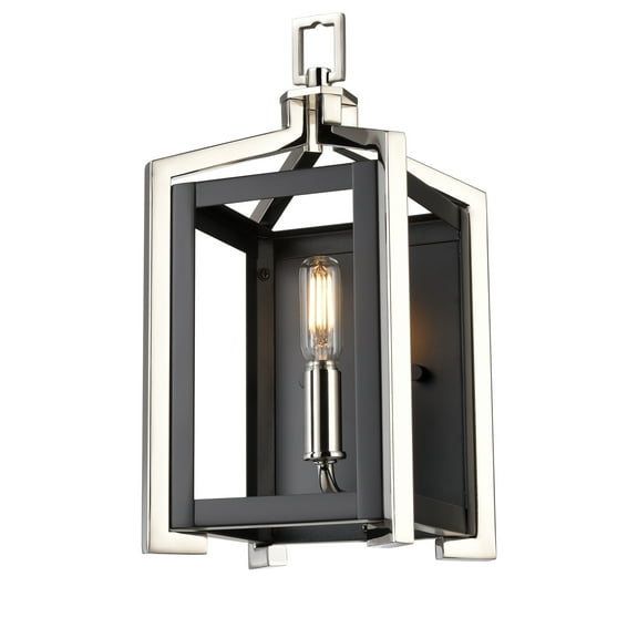 Innovations Lighting  Wiscoy - 1 Light 6" Wall-Mounted Sconce Black Polished Nickel