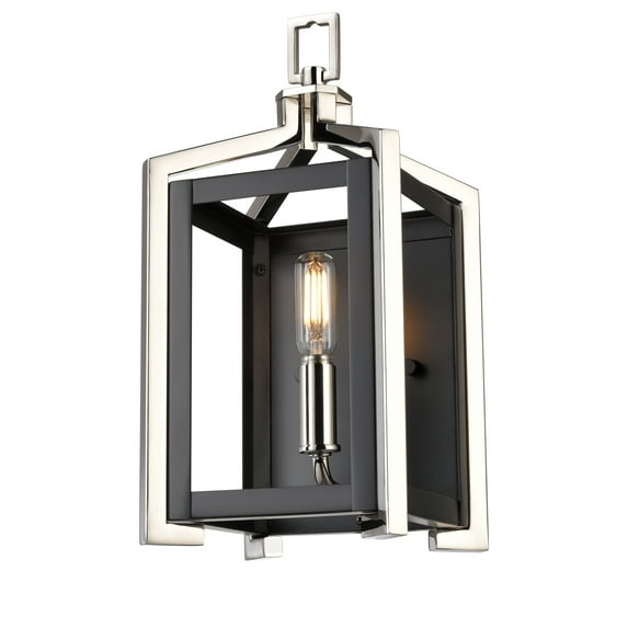 Innovations Lighting Wiscoy - 1 Light 6" Wall-Mounted Sconce Black Polished Nickel