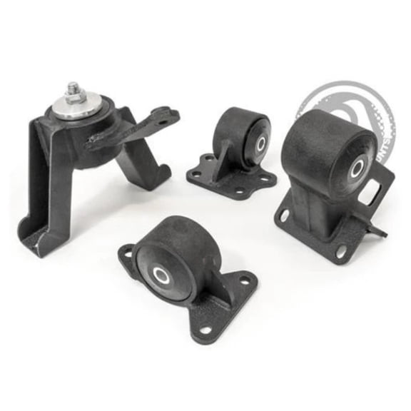 Innovative 00-05 Toyota MR2 Spyder 1ZZ Black Steel Mounts 75A Bushings