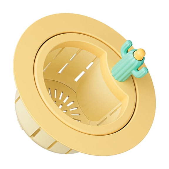 Innovative Cactus Kitchen Waste Strainer Press Release Draining Basket Multifunctional Green Cactus Sink Filter Net