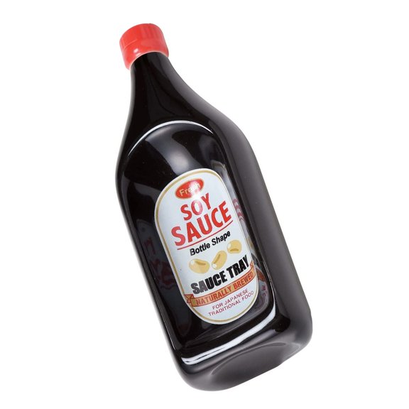 Innovative Ceramic Condiment Dish Tomato Ketchup Bottle Shape Dipping Bowl Multipurpose For Kitchen Decoration