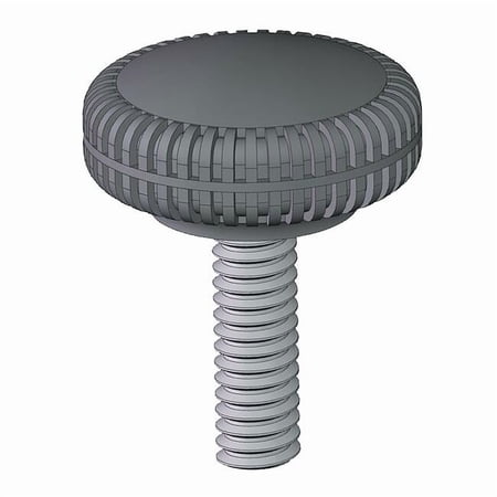 Knurled Knob, 10-24 Thread Size, 3/4"L, Zinc Plated GN040750K2---21