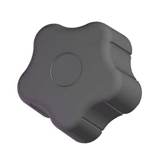 Soft Touch Star Knob, 1/2-13 Thread Size, 2-3/8" Dia., Blind Tap