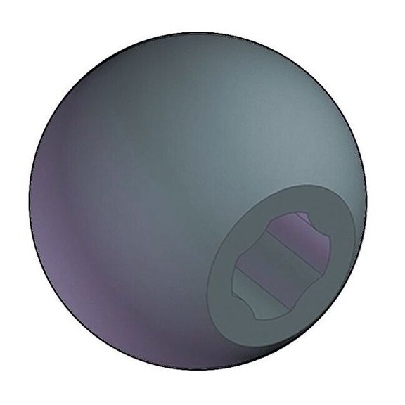 Innovative Components Hand Knob,Blind Hole,1/2", 5/8" GN8X-1X-B7-----