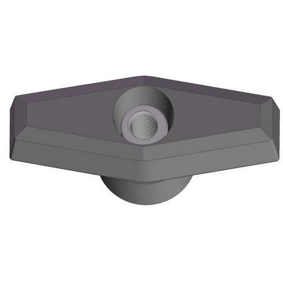 T Knob, 5/16-18 Thread Size, 1"L, Thru Tap, Steel