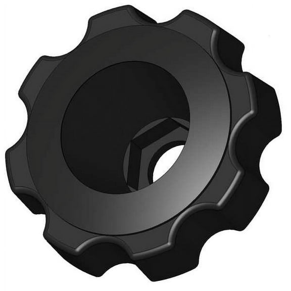 Innovative Components Hand Knob,Through Hole, GNH6-HEXF6-----
