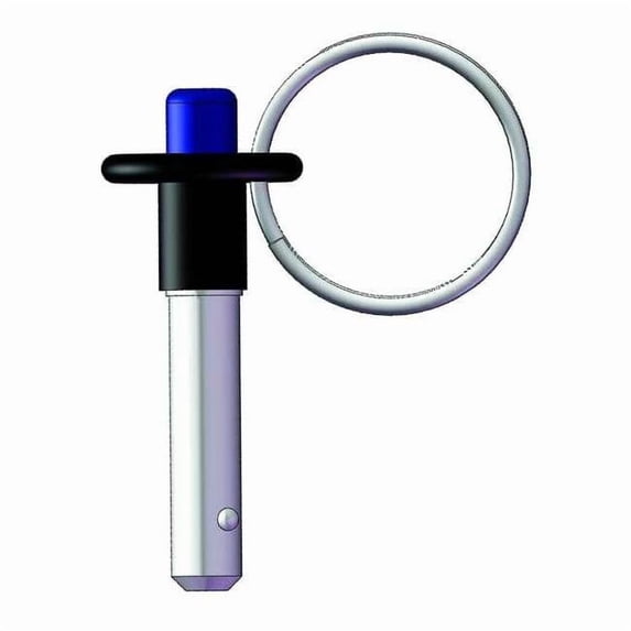 Innovative Components Btn Handle Lock Pin w/Ring,2-1/2,5/16,SS GL5X2500B----X0