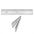 thumbnail image 1 of Innovative Design Folding Ruler Pack/1, unfolds to a Length of 30cm (12"), When Folded, it conveniently Reduces to a Compact Size of 15cm(6 "), Clear Ruler 12", Portable and Easy to Carry, 1 of 6