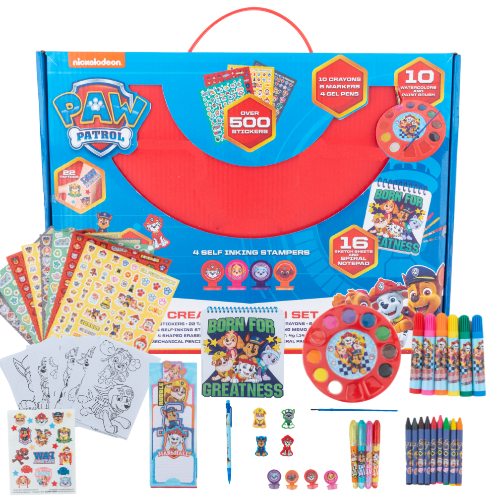 Innovative Design Paw Patrol Kids Art Set Painting Coloring Supply and ...