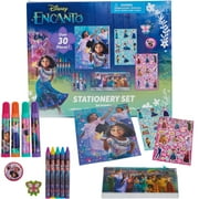 Innovative Designs Disney Encanto Kids Coloring Art and Sticker Set, 30 Pcs. School & Craft Supplies with Pencil Case