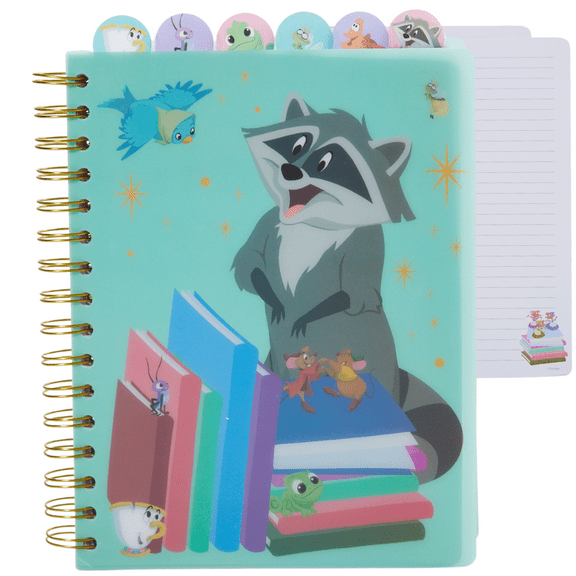 Innovative Designs Disney Princess Journal Notebook, Spiral Bound, 144 Lined Pages, 8 x 7 inches, Light Green, Disney Princess Movie Characters