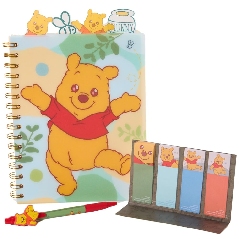Innovative Designs Disney Winnie the Pooh Tab Journal Spiral Notebook ...