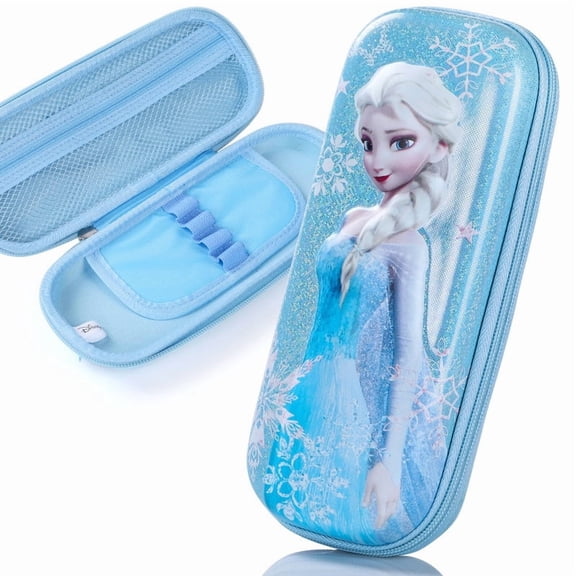 Innovative Designs Elsa Pencil Case Set, Molded with Zip Closure