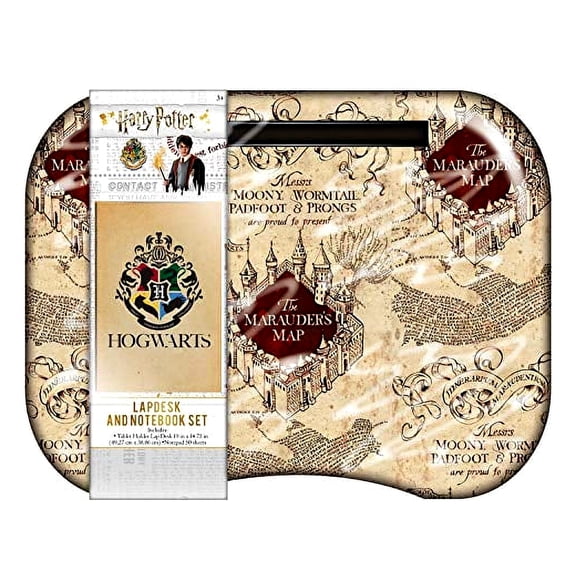 Innovative Designs Harry Potter Kids Lap Desks with Hogwarts Notebook, 19" x 14.75"