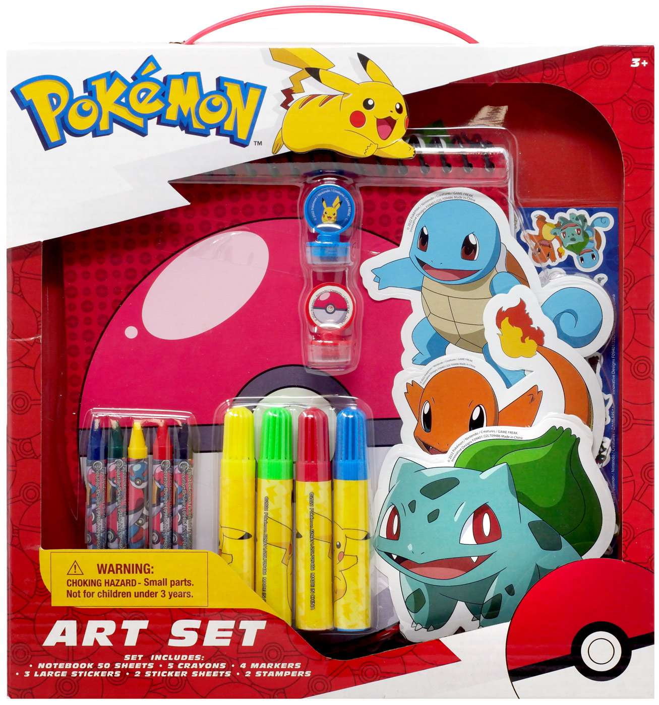 Pokemon Coloring and Activity Set - Bundle Includes Pokemon Advanced  Coloring Book & Pokemon Stickers, 2-Sided Door Hanger, Thank You Postcard  Craft