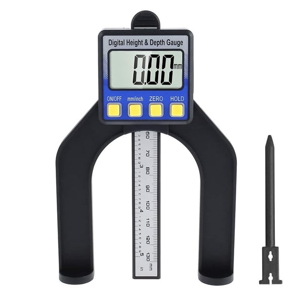 Innovative Digital Depth Gauge, Smart Measuring Tool with User-Friendly Electronic Screen for Woodworking