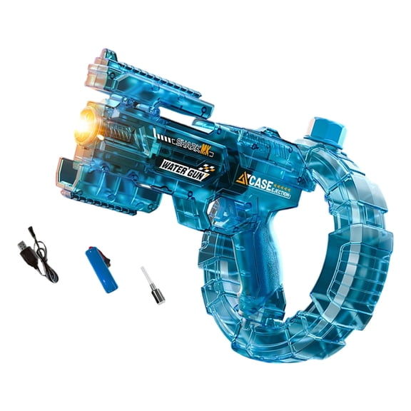 Innovative Electric Water Squirter Automatic Swimming Pool Toy High Capacity Squirting Toy With Light For Pool And Beach