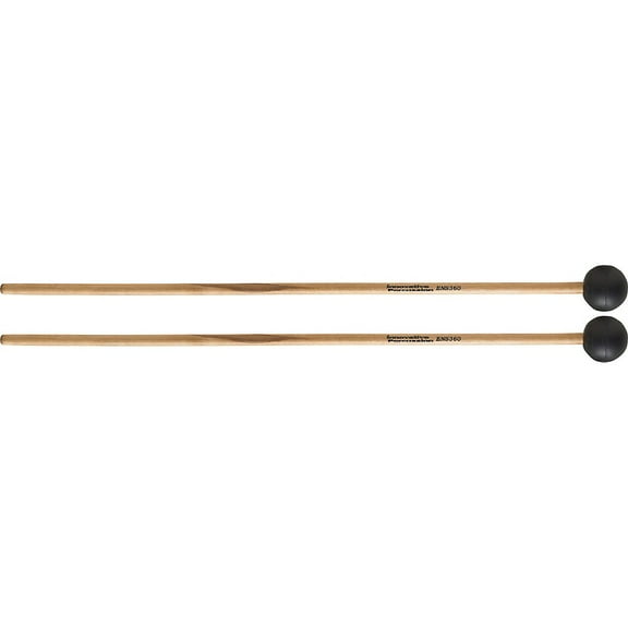 Innovative Percussion - ENS360 - Hard Rubber Mallets -Black - Birch