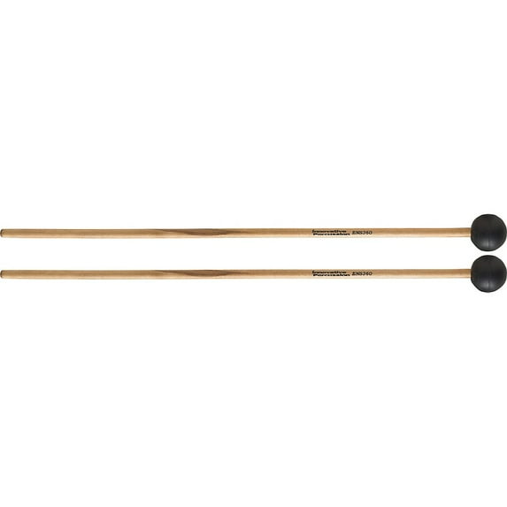 Innovative Percussion - ENS360 - Hard Rubber Mallets -Black - Birch