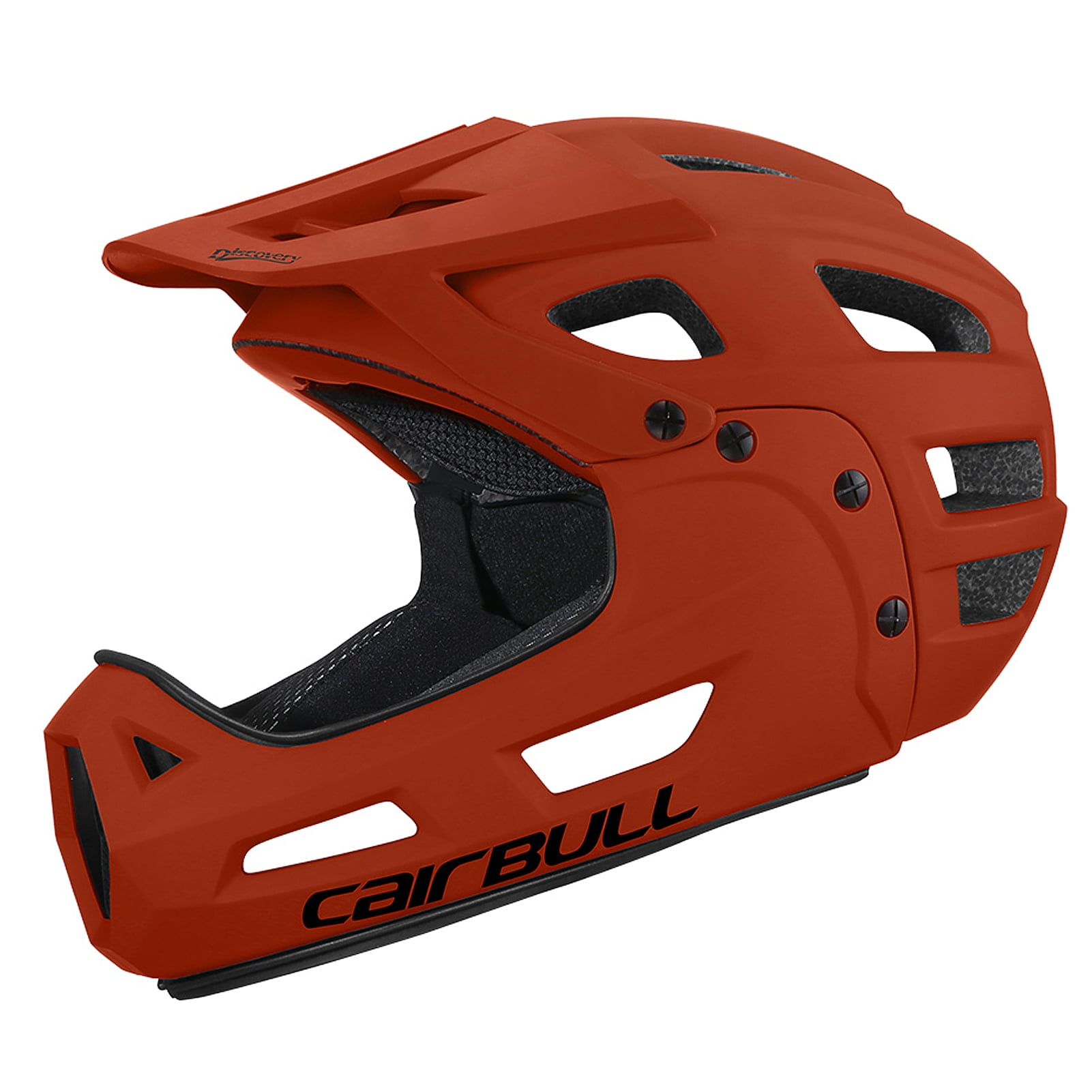 Innovative Full Face Bike Helmet with Detachable Chin Guard and Visor