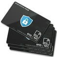 thumbnail image 1 of Innovative Haus RFID Blocking Card - Slim RFID Card Blocker & NFC Contactless Card Protector for Wallets and Purses.Secure Credit Card & Debit Card. Protect Personal Information from Skimmer- 4 Pack, 1 of 11