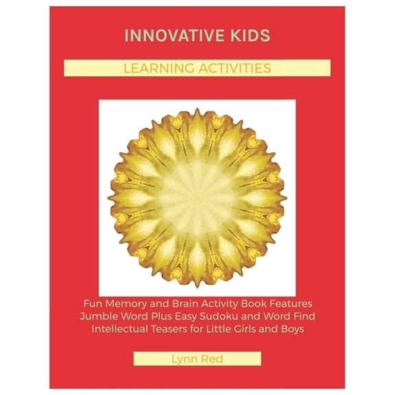 Innovative Kids Learning Activities: Fun Memory and Brain Activity Book Features Jumble Word Plus Easy Sudoku and Word Find Intellectual Teasers for Little Girls and Boys (Paperback)(Large Print)