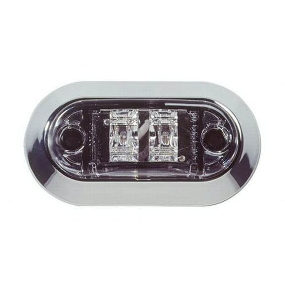 Innovative Lighting 200-2503-7 2-LED Surface Mount Light - Blue/Clear Lens