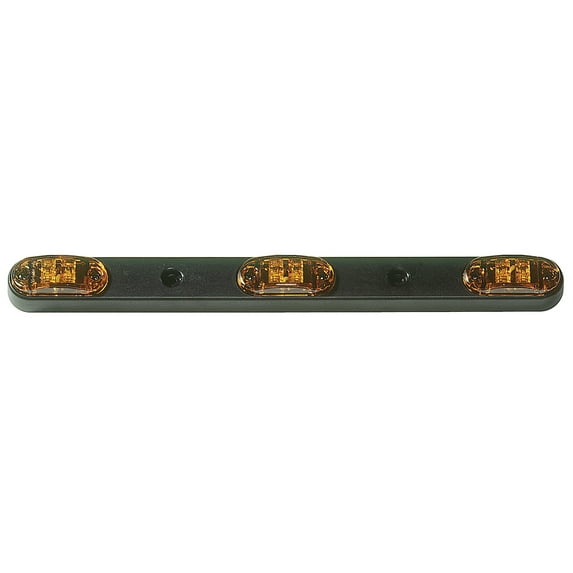 Innovative Lighting 220-1500-7 LED Tri-Bar Identification Light 15" - Amber/Clear Lens