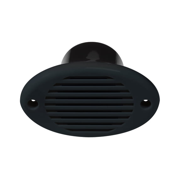 8" Matte Black Marine Hidden Horn